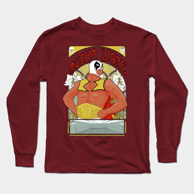 Mucha Libre Long Sleeve T-Shirt by soletine